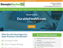 Tablet Screenshot of durablehealth.com